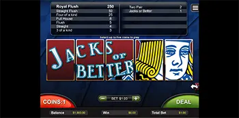 image of jacks or better game